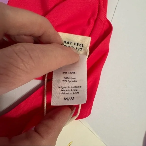 L*Space Colorblock Bikini Set - Zendaya Top & Wilder Bottom - Size M - Picture 8 of 8